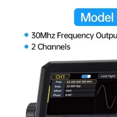 Dual Channel Arbitrary Waveform Function Generator 60Mhz - TSG6020 60MHz Dual Channel Functiegenerator 200MSa/s