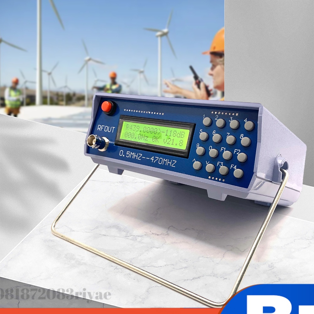 Rf Signal Generator 0.5Mhz To 470Mhz - 0,5MHZ‑470MHZ RF-signaalgenerator met CTCSS-functie Audiomodulatie Signaalbronconditionering