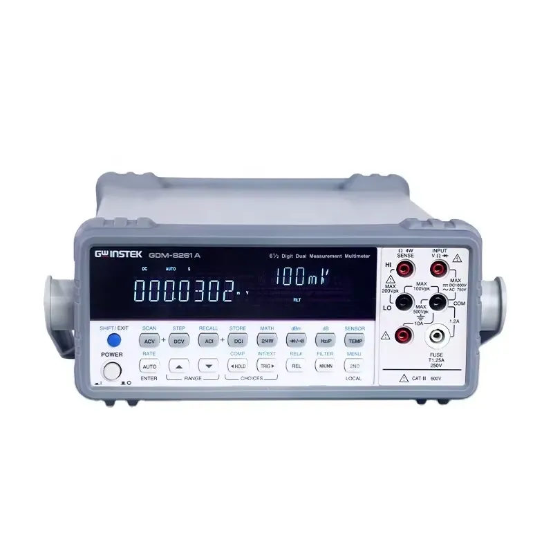 Benchtop Digital Multimeter 6 1/2 Digit - Dubbel display, hoge precisie, 1.200.000 tellingen,