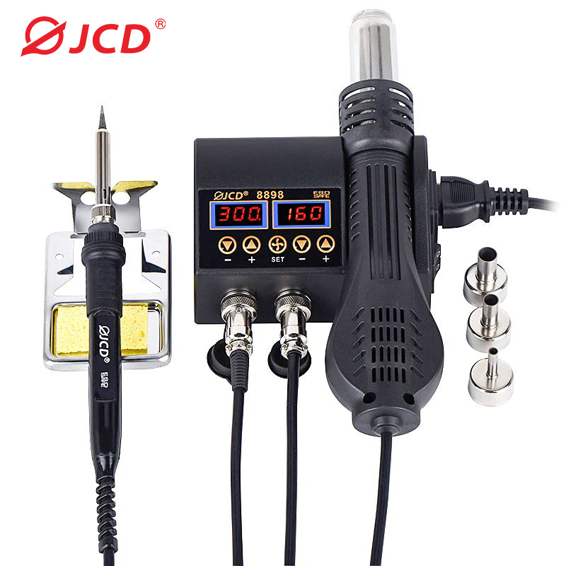 Smd Rework Station Hot Air Soldering 2 In 1 - 2 in 1 750 W Heteluchtpistool