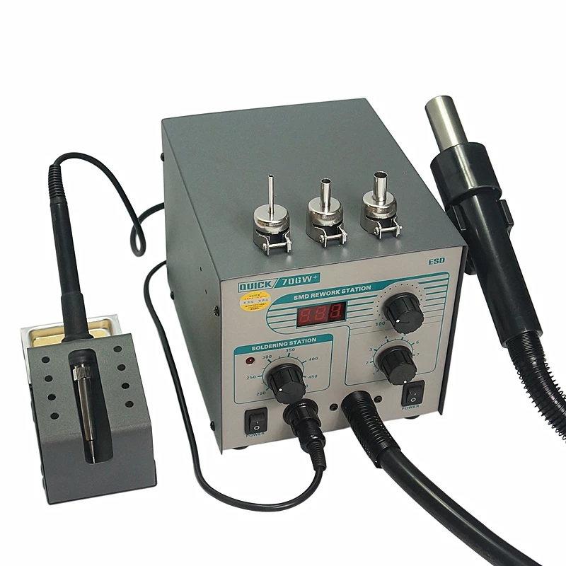 Smd Rework Station Hot Air Soldering 2 In 1 - Snel 706w+ 2-in-1 SMD Soldeer- en