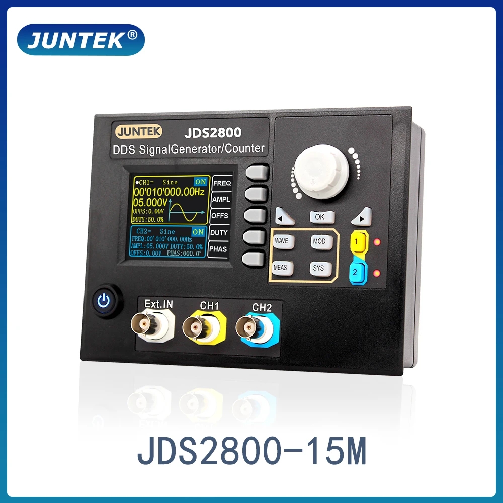 Dual Channel Arbitrary Waveform Function Generator 60Mhz - JDS2800-15M 60MHz DDS Functie Signaalgenerator Digitale