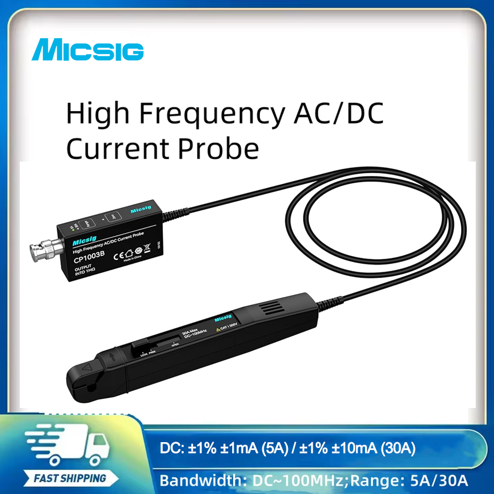 Current Probe Ac Dc 50Mhz Oscilloscope - Micsig Hoge Frequentie AC/DC Stroomsonde Oscilloscoop