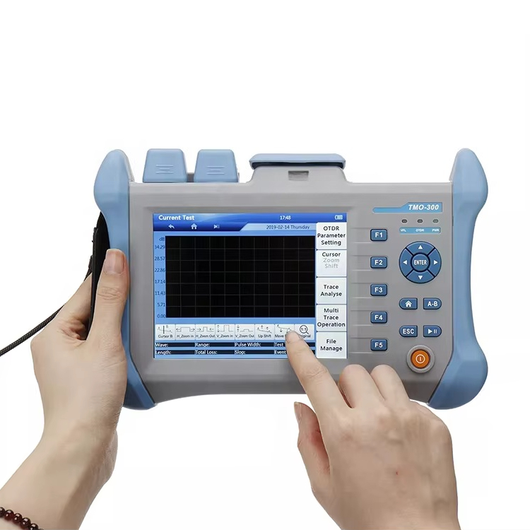 Optical Time Domain Reflectometer Otdr 1310 1550Nm - Handheld 120KM 1310/1550nm OTDR Geïntegreerde VFL