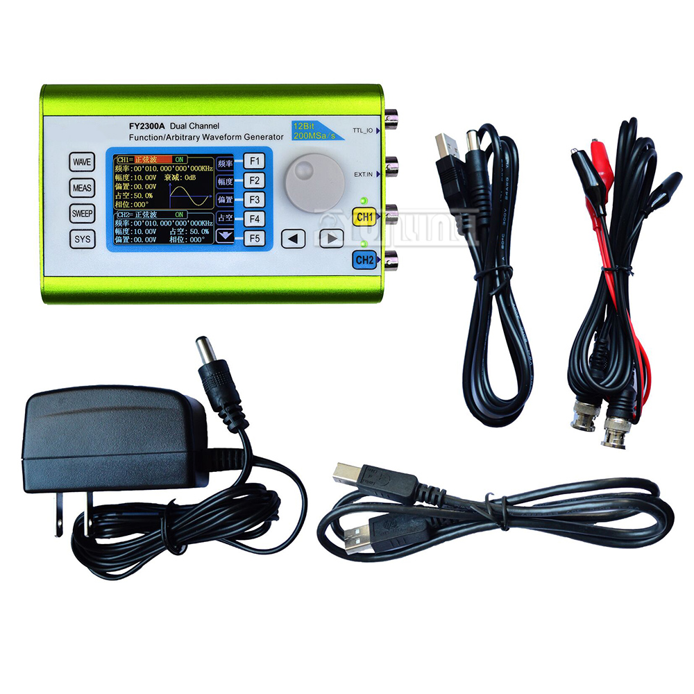 Dual Channel Arbitrary Waveform Function Generator 60Mhz - FY6300 FY2300 Dual Channel DDS Functie
