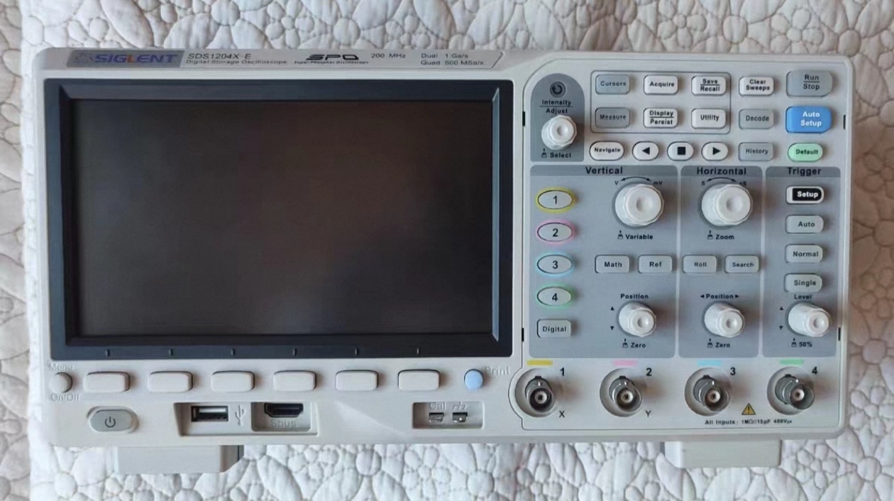 Digital Storage Oscilloscope 4 Channel 100Mhz - SIGLENT SDS1204X-E 200MHz 4-kanaals digitale opslagoscilloscoop