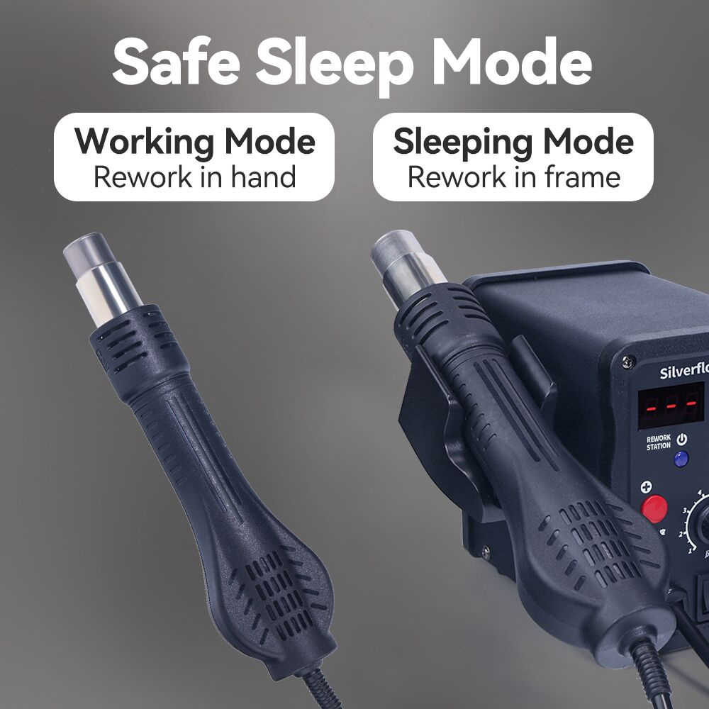 Silverflo 8586D soldeerstation - Smd Rework Station Hot Air Soldering 2 In 1 recensie en prijs