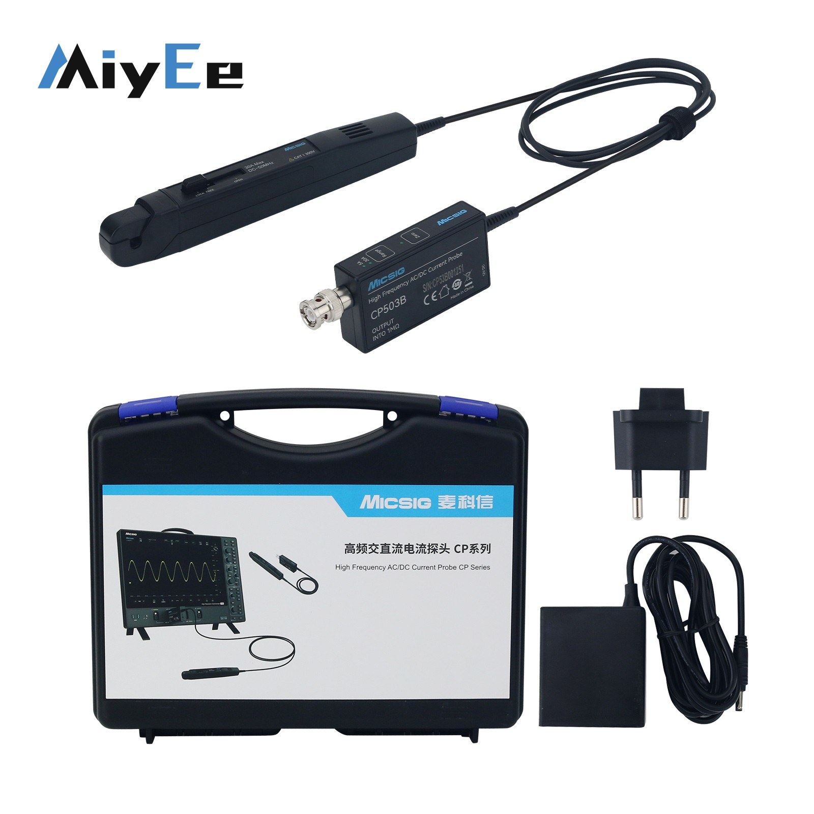Micsig CP503B 50MHz 5A/30A Dua - Current Probe Ac Dc 50Mhz Oscilloscope recensie en prijs