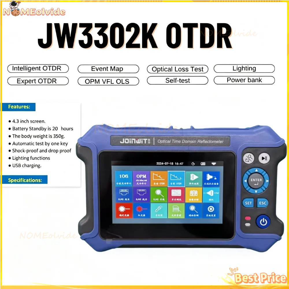 Joinwit JW3302K 28Db/26Db SM 1 - Optical Time Domain Reflectometer Otdr 1310 1550Nm recensie en prijs