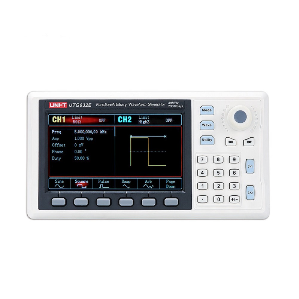 UTG962E Functie Willekeurige G - Dual Channel Arbitrary Waveform Function Generator 60Mhz recensie en prijs