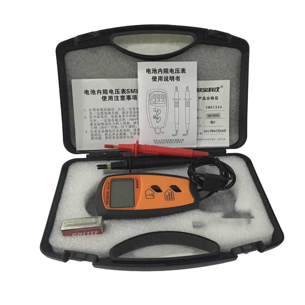 SM8124A Vierdraads draagbare b - Battery Internal Resistance Tester Four Wire recensie en prijs