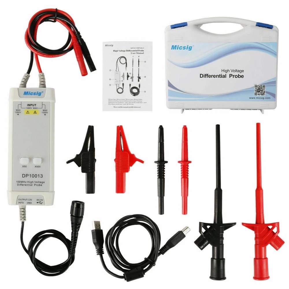 2025Micsig Oscilloscoop 1300V  - High Voltage Differential Probe 100Mhz 1300V recensie en prijs