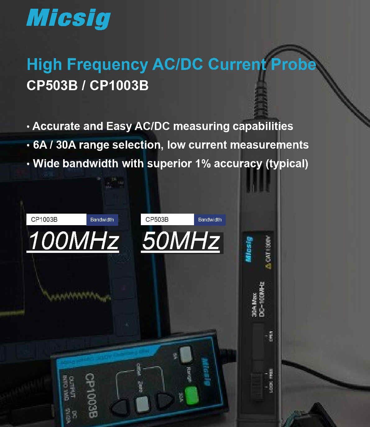 Hoogfrequente AC/DC-stroomsond - Current Probe Ac Dc 50Mhz Oscilloscope recensie en prijs