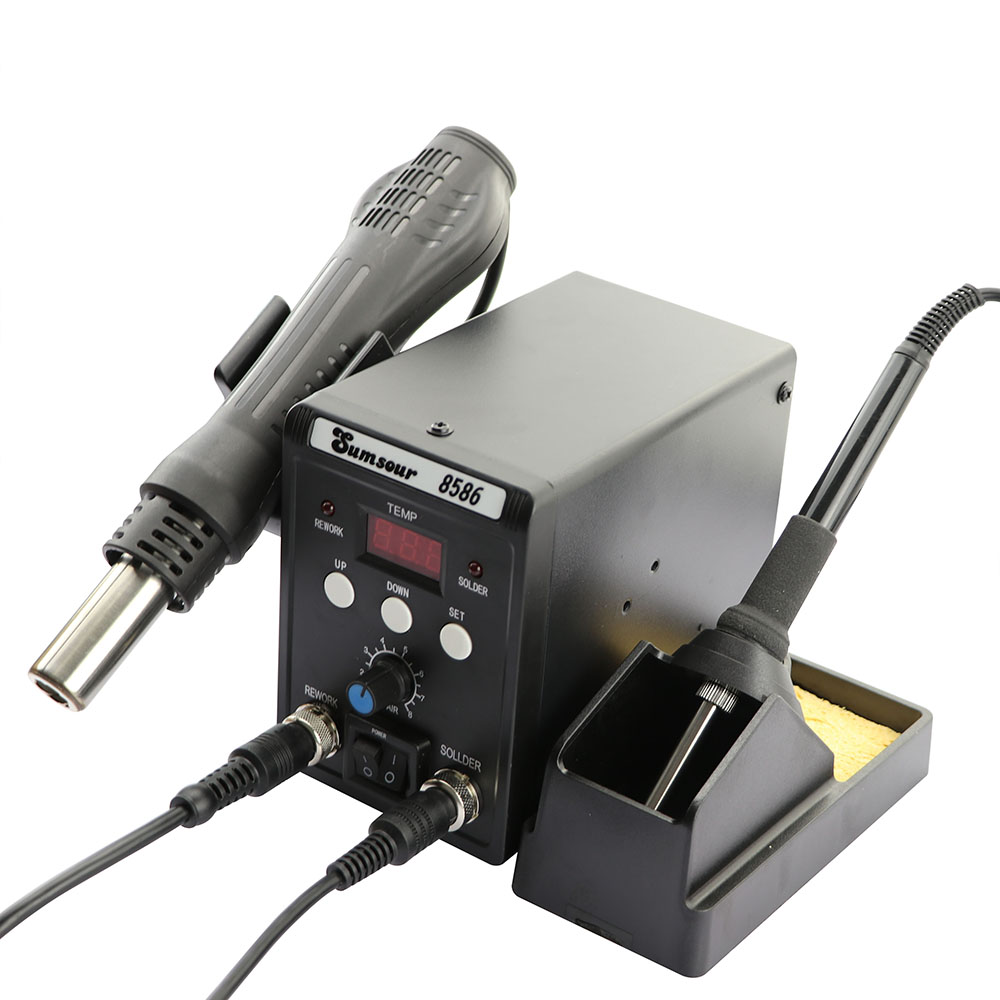 8586 700 W 2 in 1 Digitale Dis - Smd Rework Station Hot Air Soldering 2 In 1 recensie en prijs