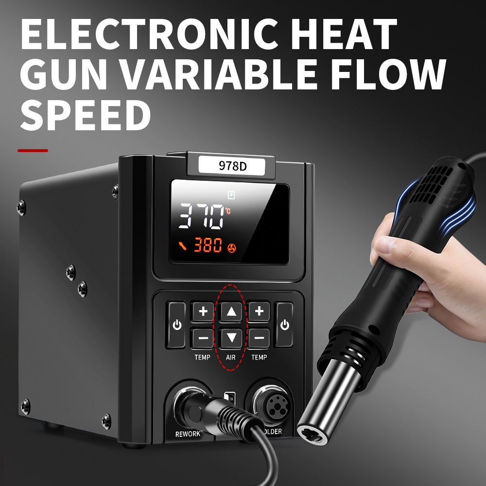 Dubbele LED digitale display H - Smd Rework Station Hot Air Soldering 2 In 1 recensie en prijs