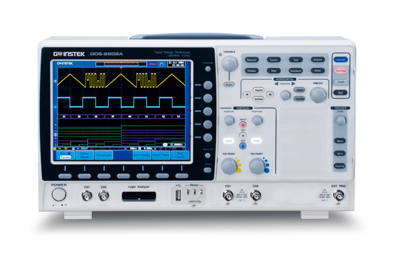 GWINSTEK GDS-2104A Kleuren DSO - Digital Storage Oscilloscope 4 Channel 100Mhz recensie en prijs