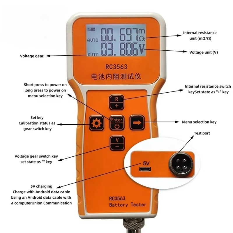 RC3563 Probe Hoge Precisie Int - Battery Internal Resistance Tester Four Wire recensie en prijs