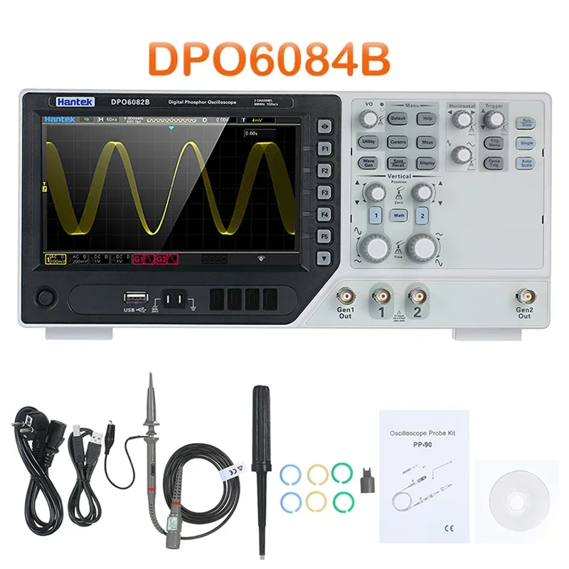 4-kanaals digitale opslag-osci - Digital Storage Oscilloscope 4 Channel 100Mhz recensie en prijs