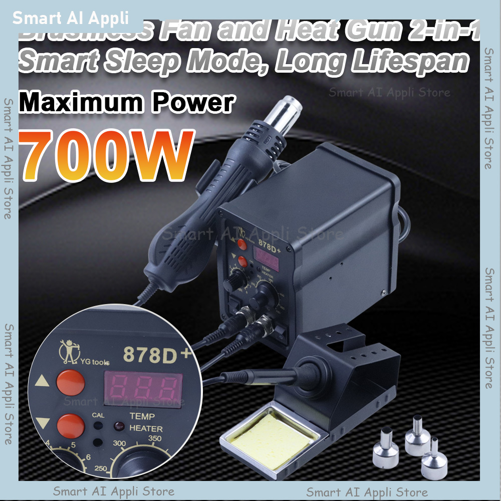 2-in-1 soldeerstation met LCD  - Smd Rework Station Hot Air Soldering 2 In 1 recensie en prijs